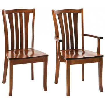 Harris Contemporary Amish Dining Chair - Herron's Furniture