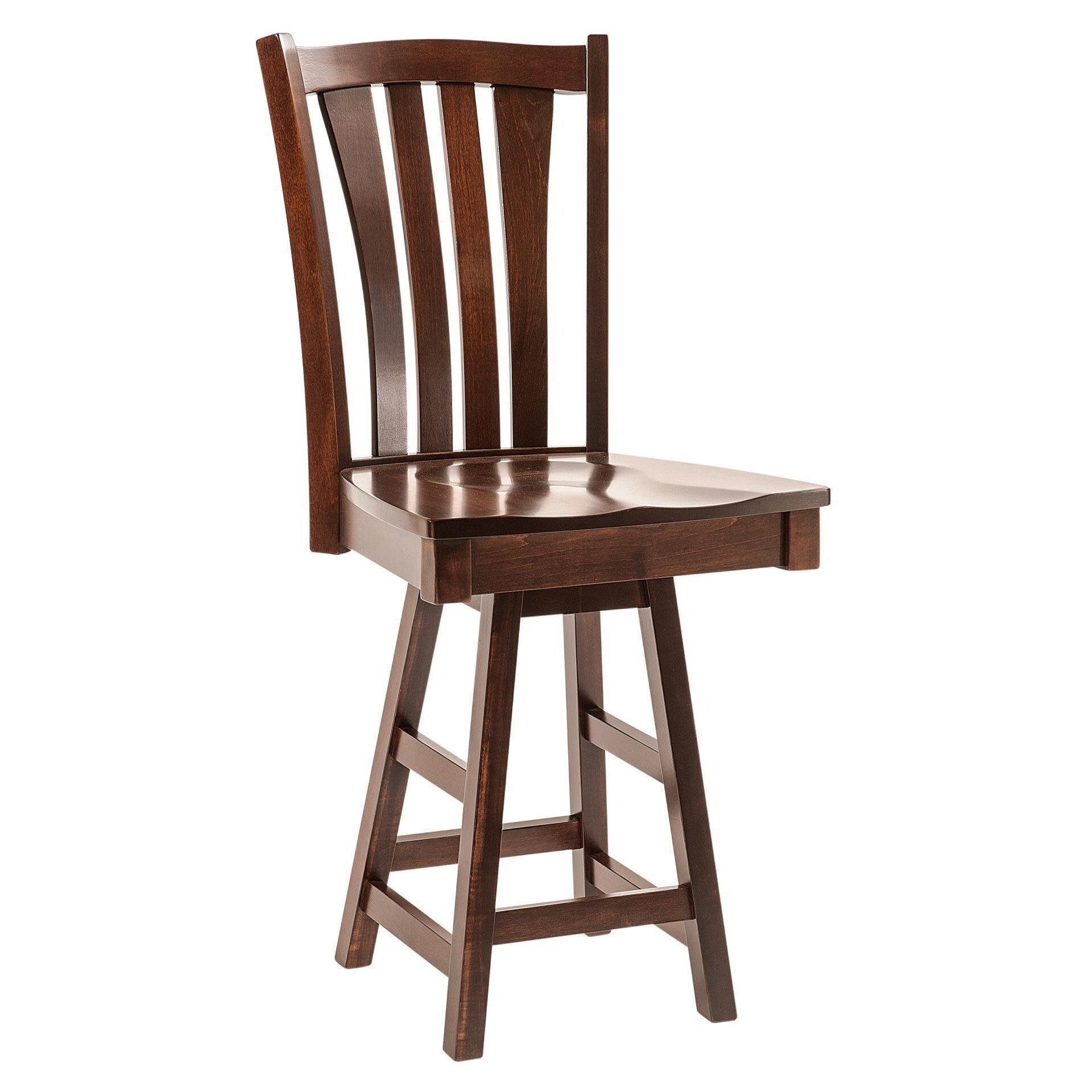 Harris Swivel Amish Barstool - Herron's Furniture