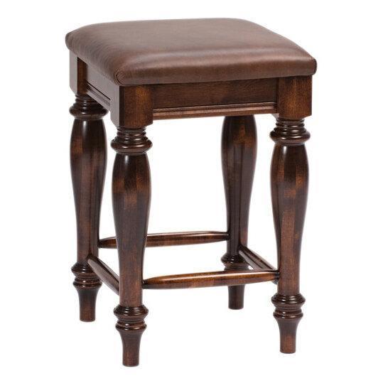 Harvest Backless Amish Barstool - Herron's Furniture