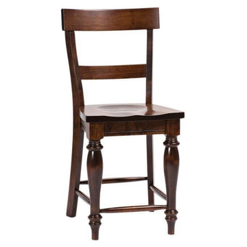 Harvest French Country Amish Barstool - Herron's Furniture