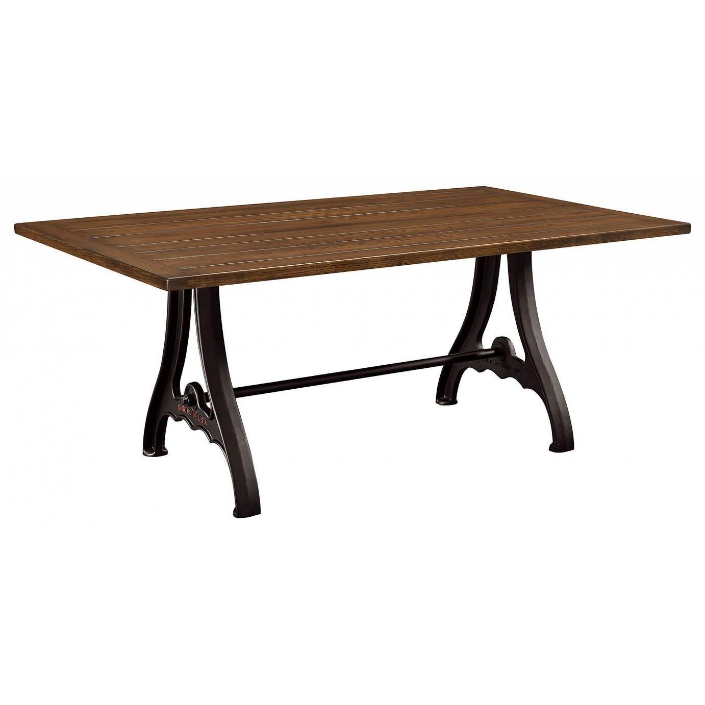 Iron Forge Amish Dining Table - Herron's Furniture