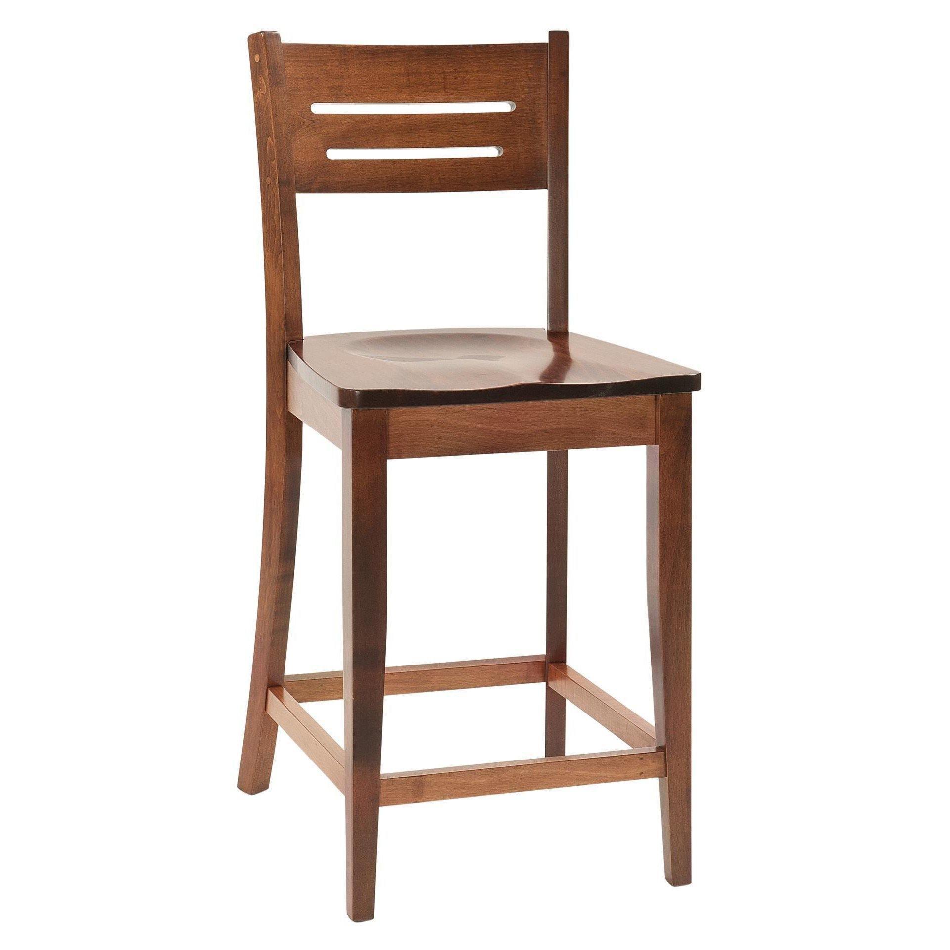 Jansen Contemporary Amish Barstool - Herron's Furniture