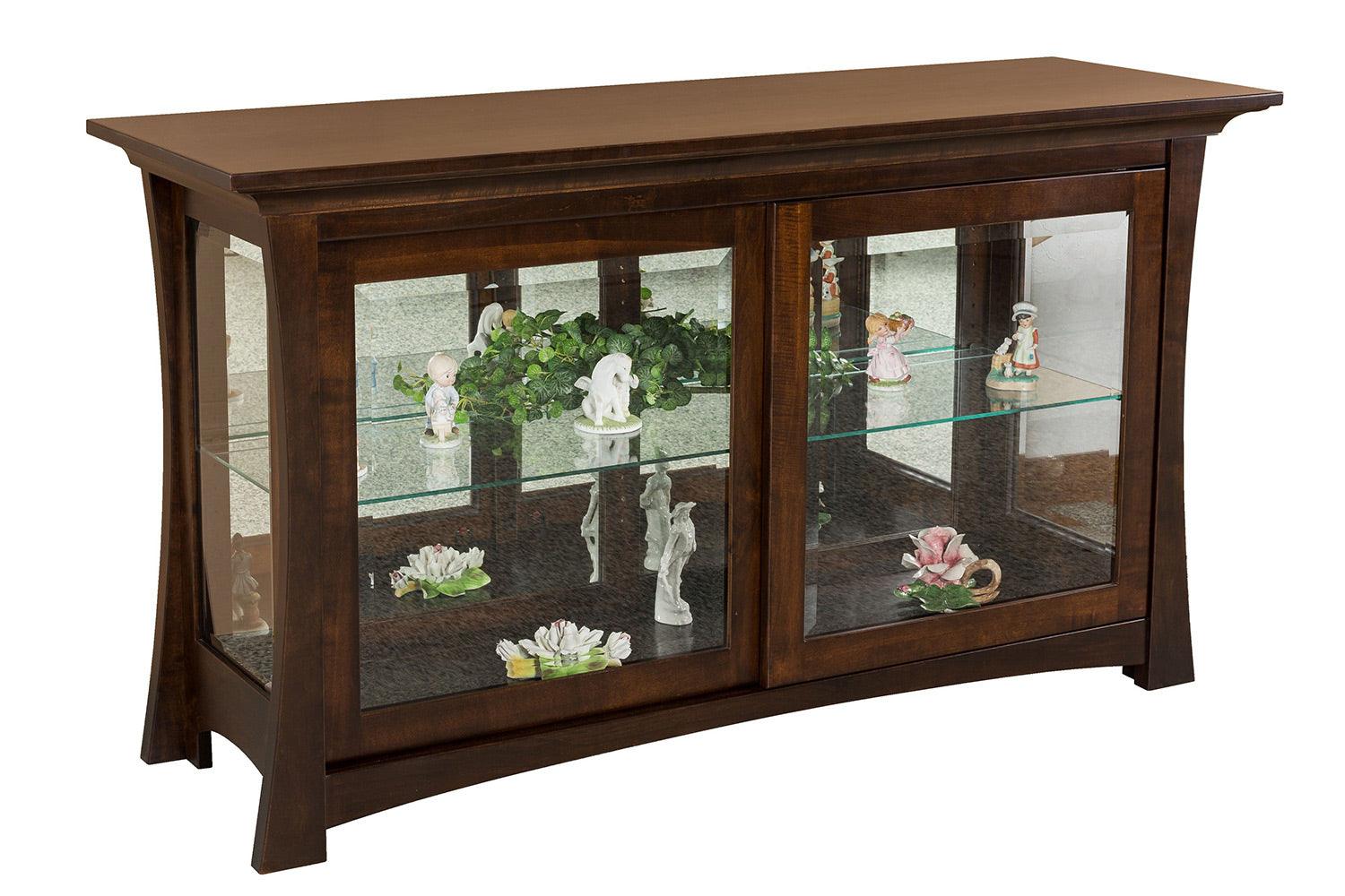 Lexi Solid Wood Amish Curio - Herron's Furniture