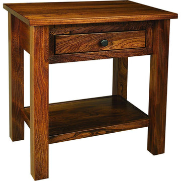 Lindholt Amish 1-Drawer Nightstand with Shelf - Herron's Furniture