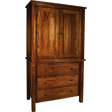 Lindholt Amish 2-Piece Armoire - Herron's Furniture