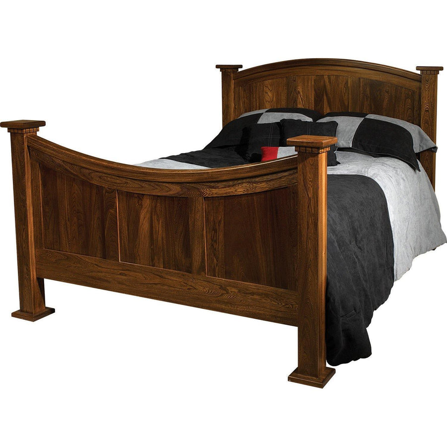 Lindholt Amish Arched Bed - Herron's Furniture