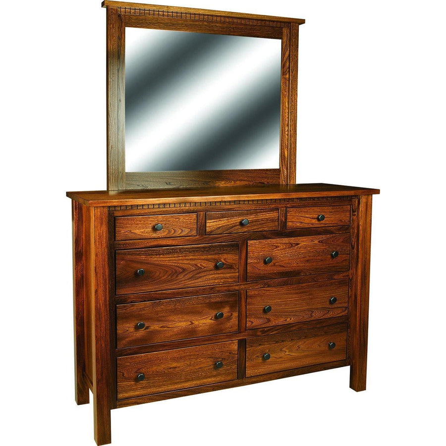Lindholt Amish High Dresser with Optional Mirror - Herron's Furniture
