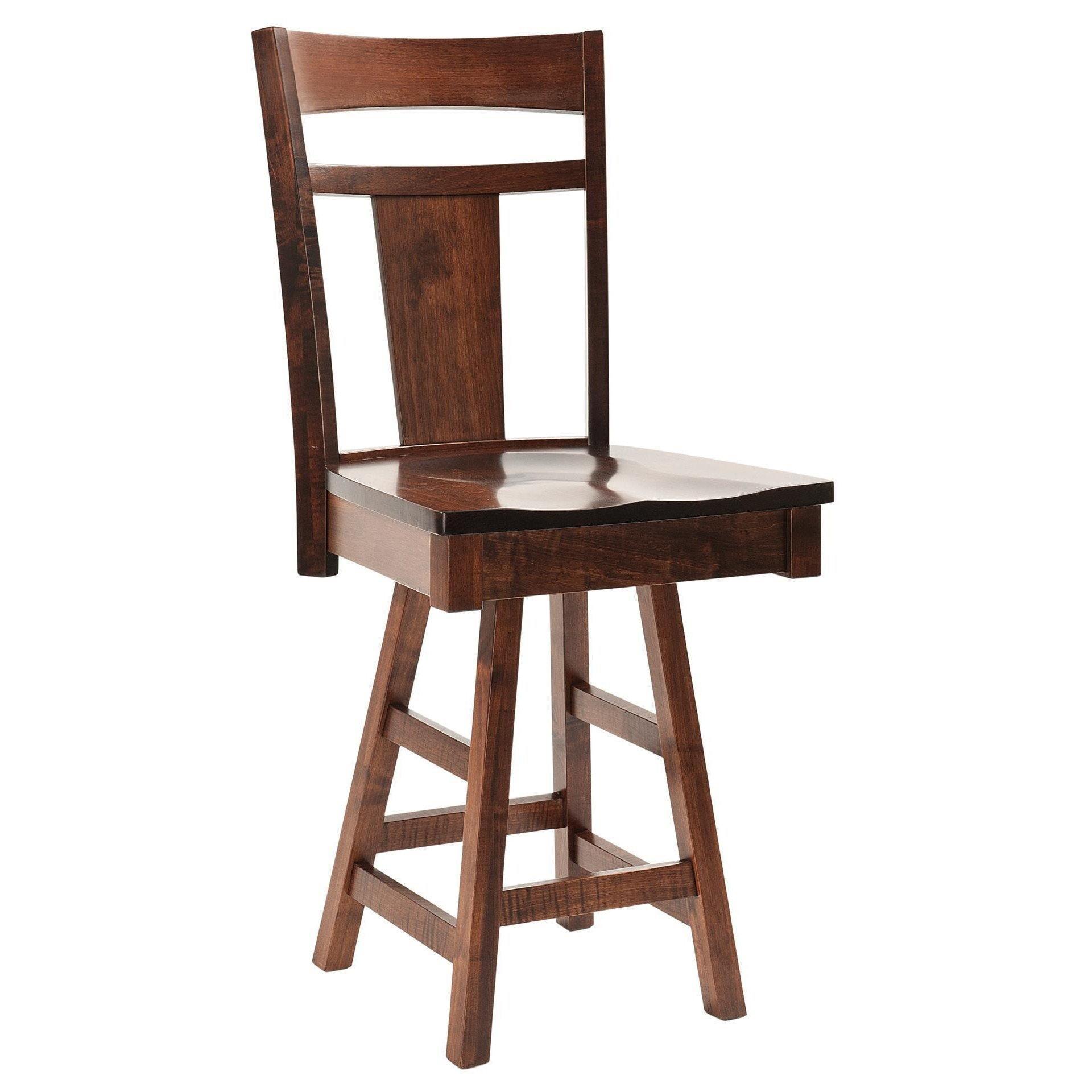 Livingston Swivel Amish Barstool - Herron's Furniture