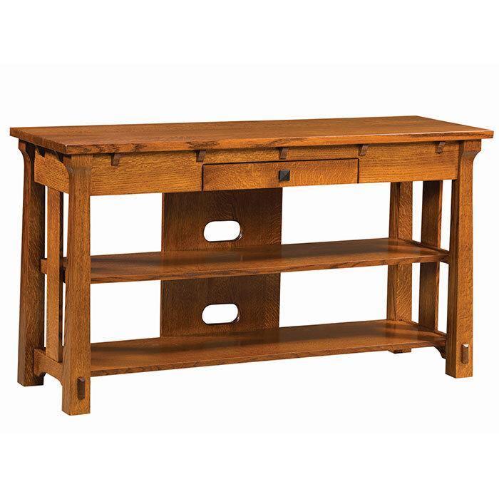 Manitoba Open Amish TV Stand - Herron's Furniture