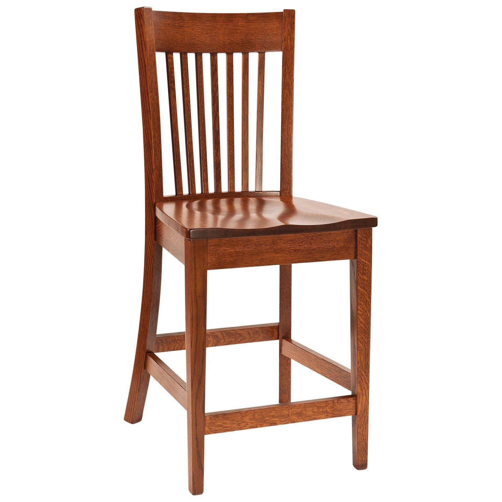 Mill Valley Mission Amish Barstool - Herron's Furniture