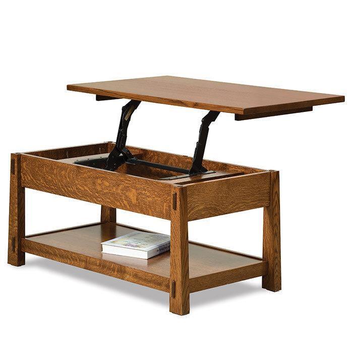 Modesto Amish Lift Coffee Table - Herron's Furniture