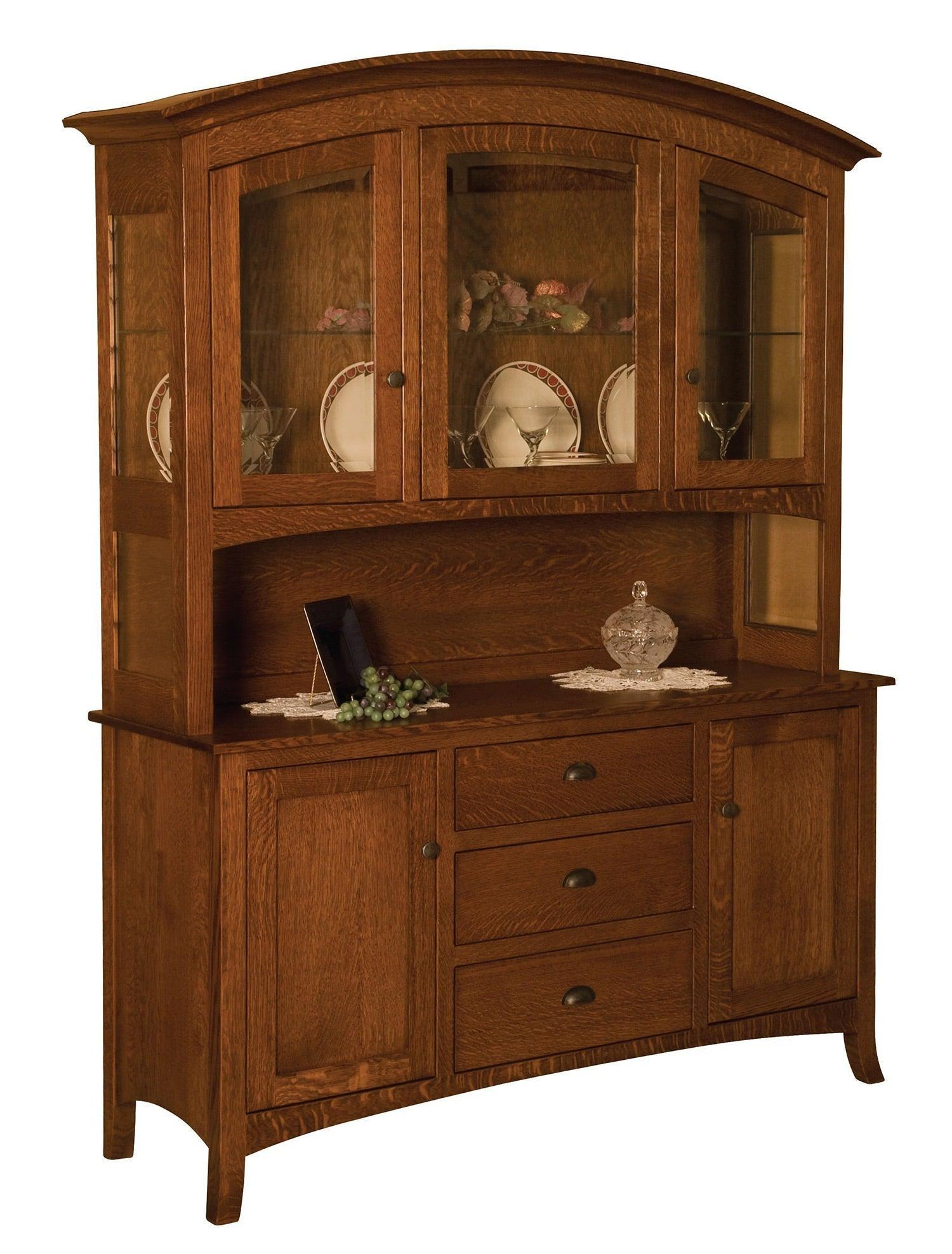New Century Amish Mission Hutch - Herron's Furniture