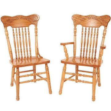 Press Back Amish Chair - Herron's Furniture