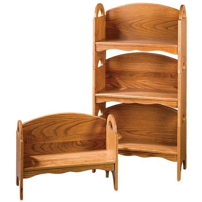 Stacking Bench Amish Bookcase - Herron's Furniture