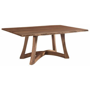 Tifton Amish Dining Table with Live Edge - Herron's Furniture