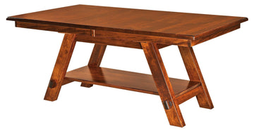 Timber Ridge Amish Trestle Table - Herron's Furniture