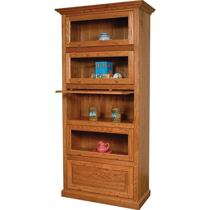 Traditional Amish Barrister Bookcase - Herron's Furniture