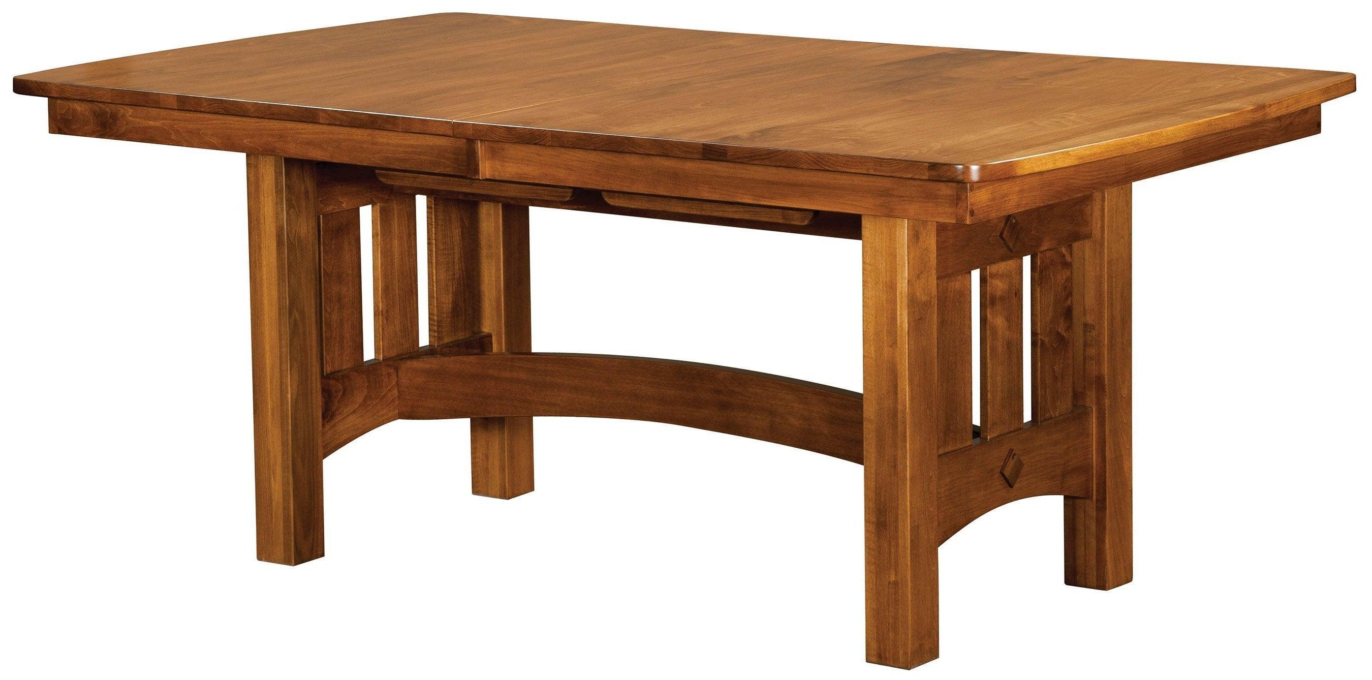 Vancouver Amish Trestle Table – Herron's Furniture