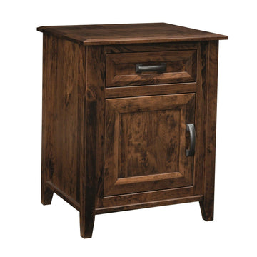 Ventura 1-Drawer 1-Door Amish Nightstand - Herron's Furniture