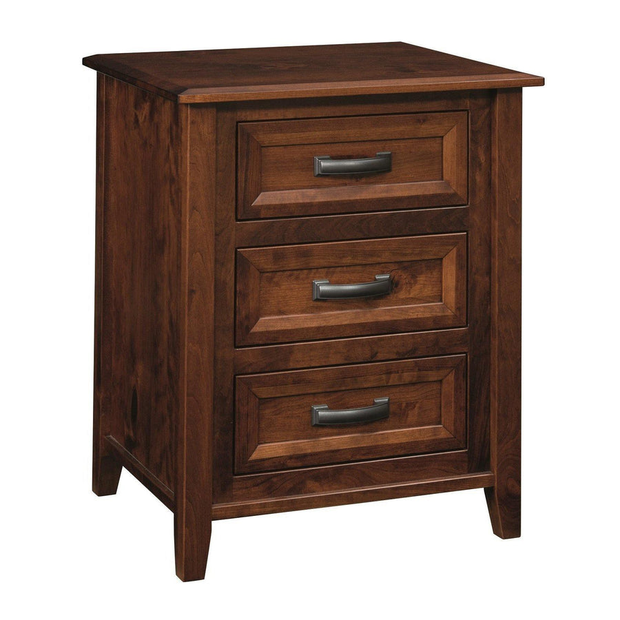 Ventura Amish 3-Drawer Nightstand - Herron's Furniture