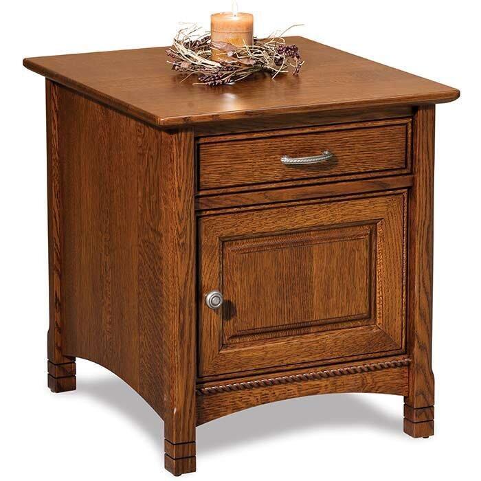 West Lake Amish End Table Enclosed - Herron's Furniture