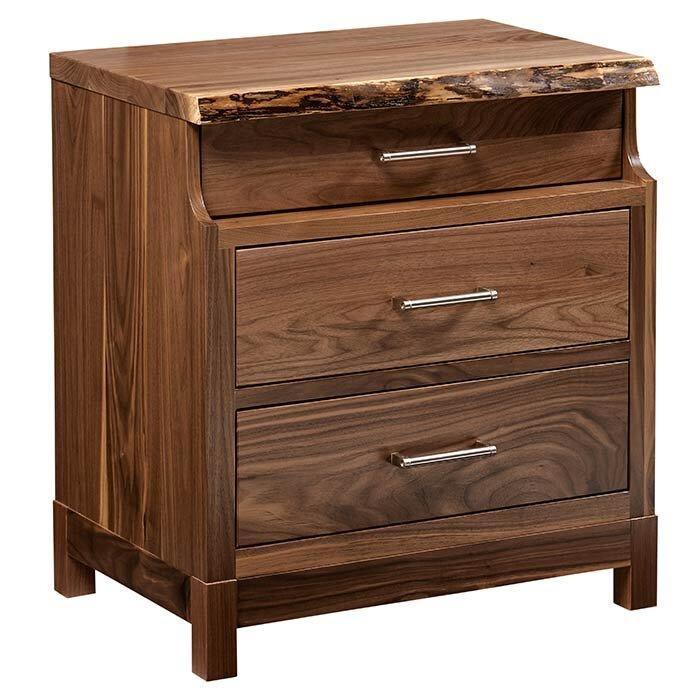Westmere Amish 3-Drawer Nightstand - Herron's Furniture