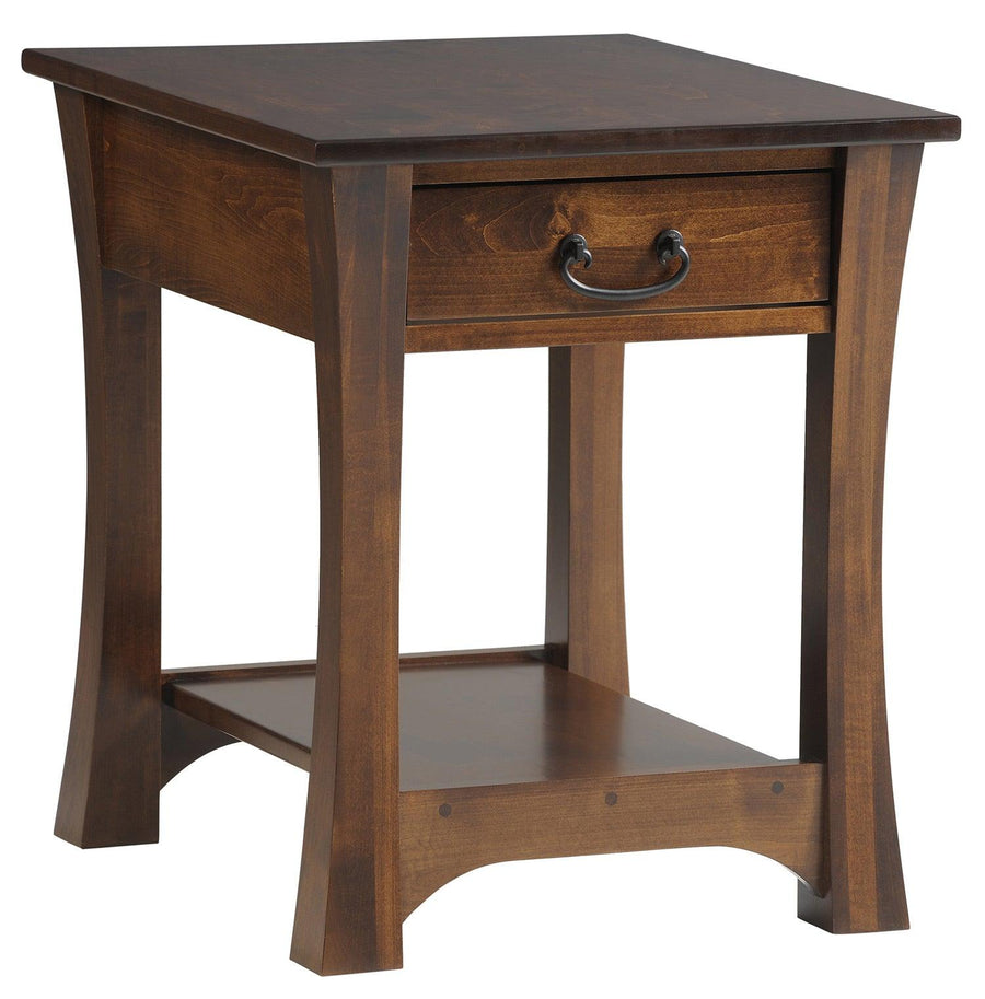 Woodbury Amish Solid Wood End Table - Herron's Furniture